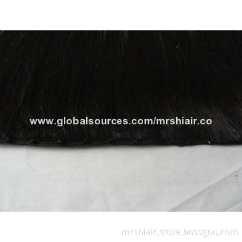22-inch Natural Color Straight Peruvian Micro Ez Weft Hair